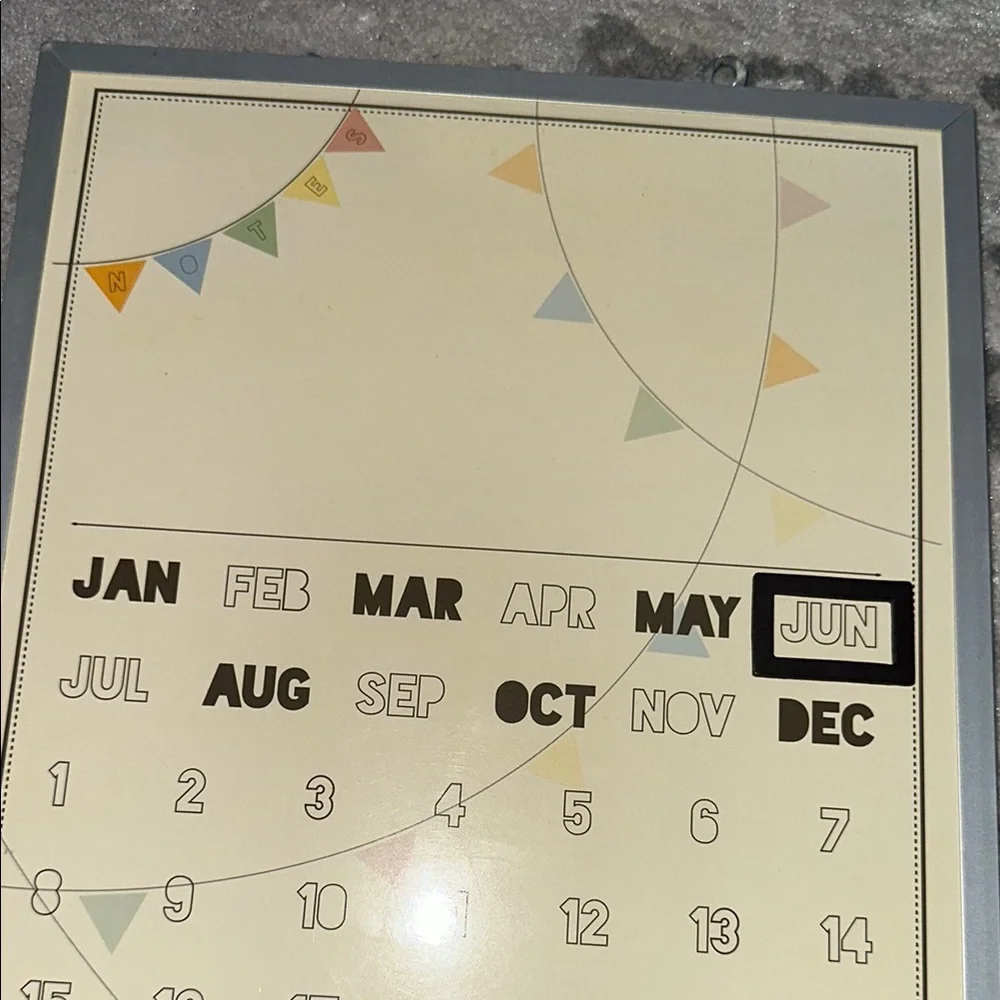Ore’ originals never ending magnetic wall desk calendar